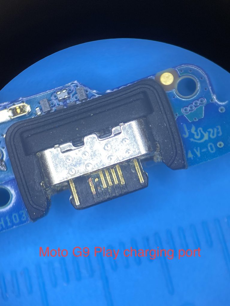 Moto charging port replacement